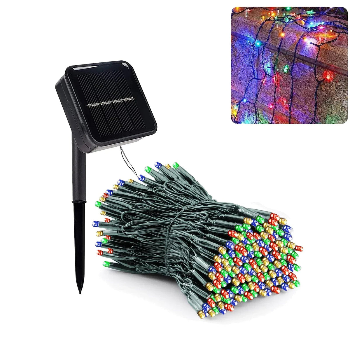 Solar Lights Outdoor - 300 LED Eco-Friendly Garden Lighting, 8 Modes 3