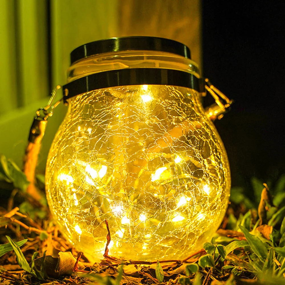 Solar Outdoor Lantern - IP65 Waterproof, Automatic Lighting for Gardens 0