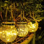 Solar Outdoor Lantern - IP65 Waterproof, Automatic Lighting for Gardens 5