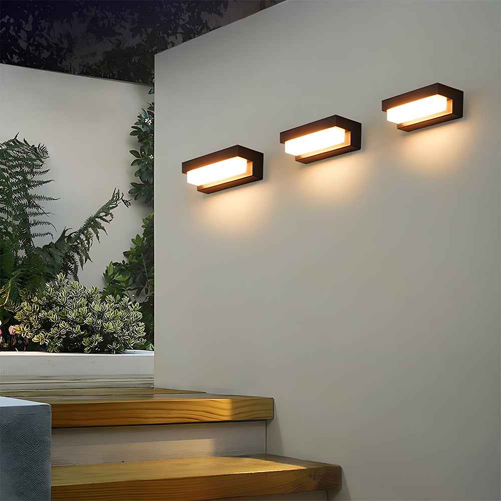 Solar Outdoor Wall Light - Eco-Friendly Modern Design, IP65 2