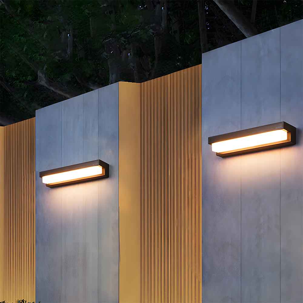 Solar Outdoor Wall Light - Eco-Friendly Modern Design, IP65 3