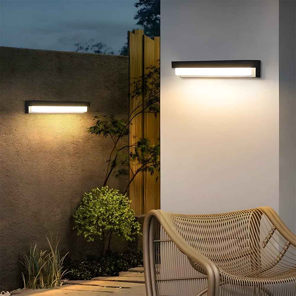 Solar Outdoor Wall Light - Eco-Friendly Modern Design, IP65 6
