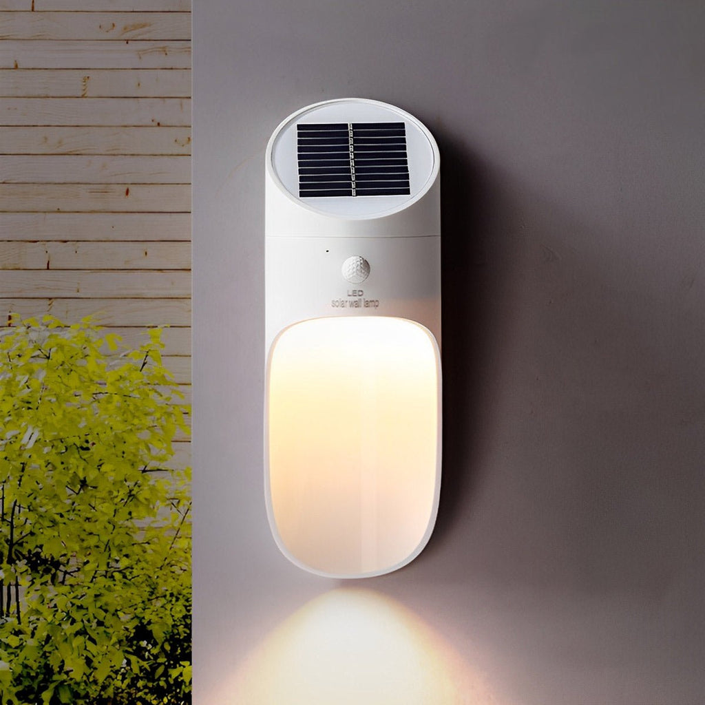 Solar Outdoor Wall Light - PIR Motion Sensor, Eco-Friendly Illumination 0