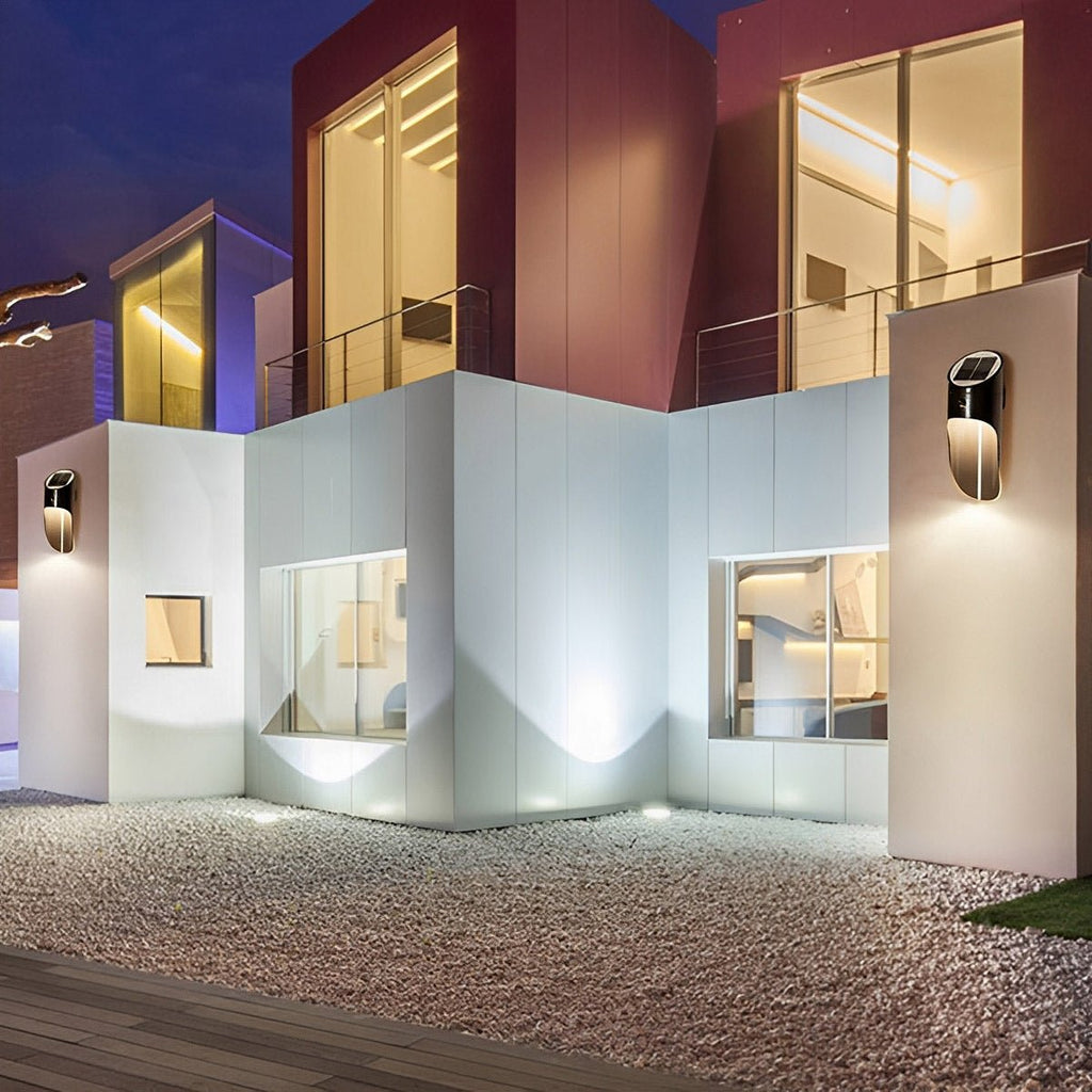 Solar Outdoor Wall Light - PIR Motion Sensor, Eco-Friendly Illumination 2
