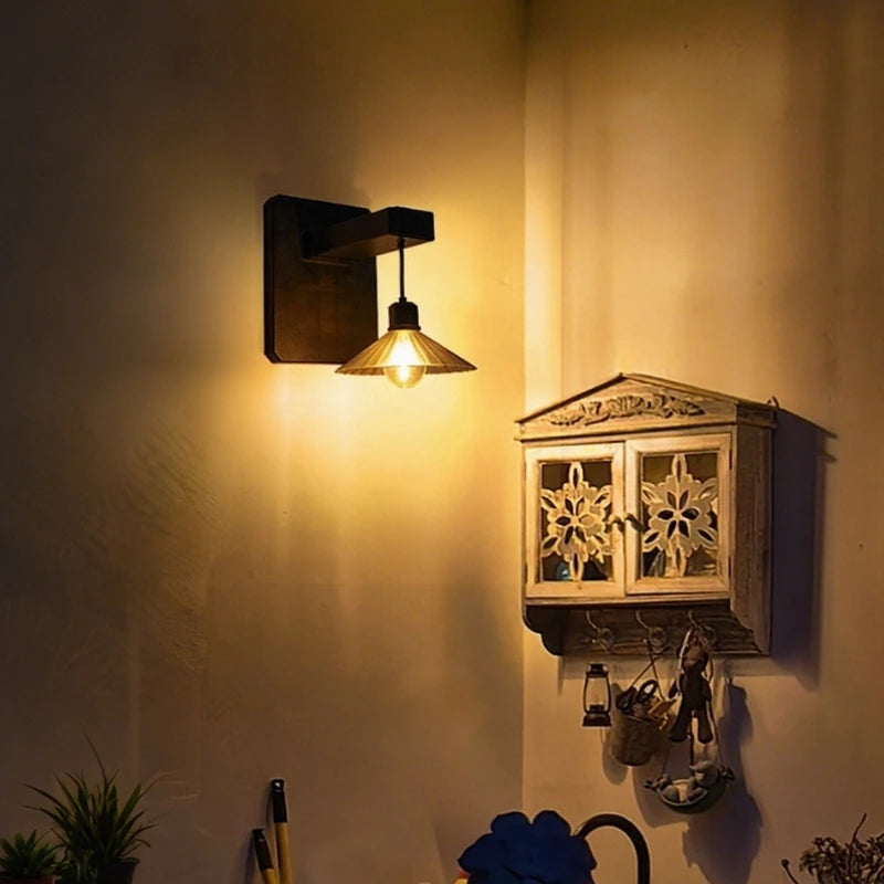 Solar Outdoor Wall Light with Dusk Sensor and Decorative Shade – Exterior Wall Lantern for Patios and Entrances 7