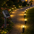 Solar Pathway Lights - 8 Modes, Waterproof, Energy Efficient Design 0
