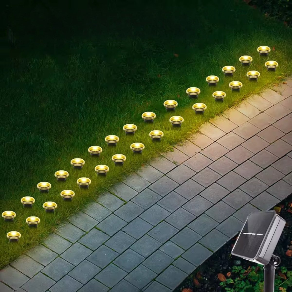 Solar Pathway Lights - 8 Modes, Waterproof, Energy Efficient Design 5