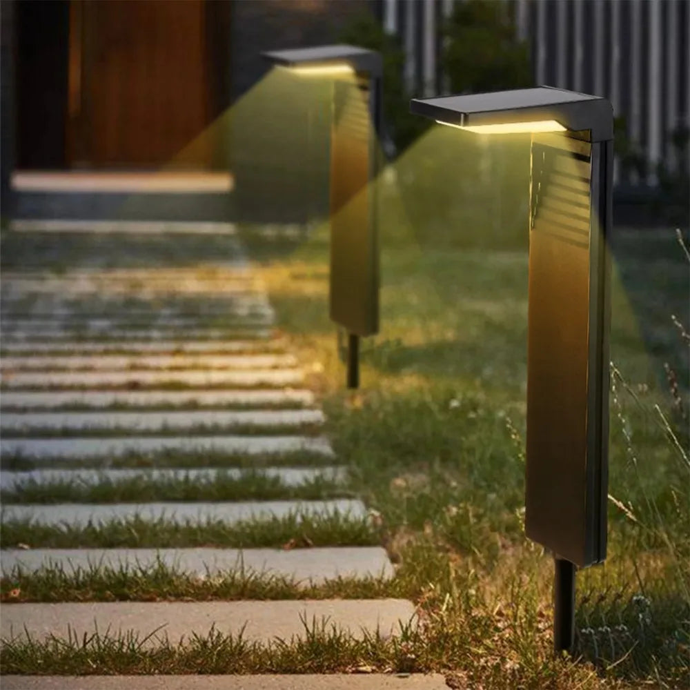 Solar Pathway Lights - Energy-Efficient Warm White LED Outdoor Illumination 2