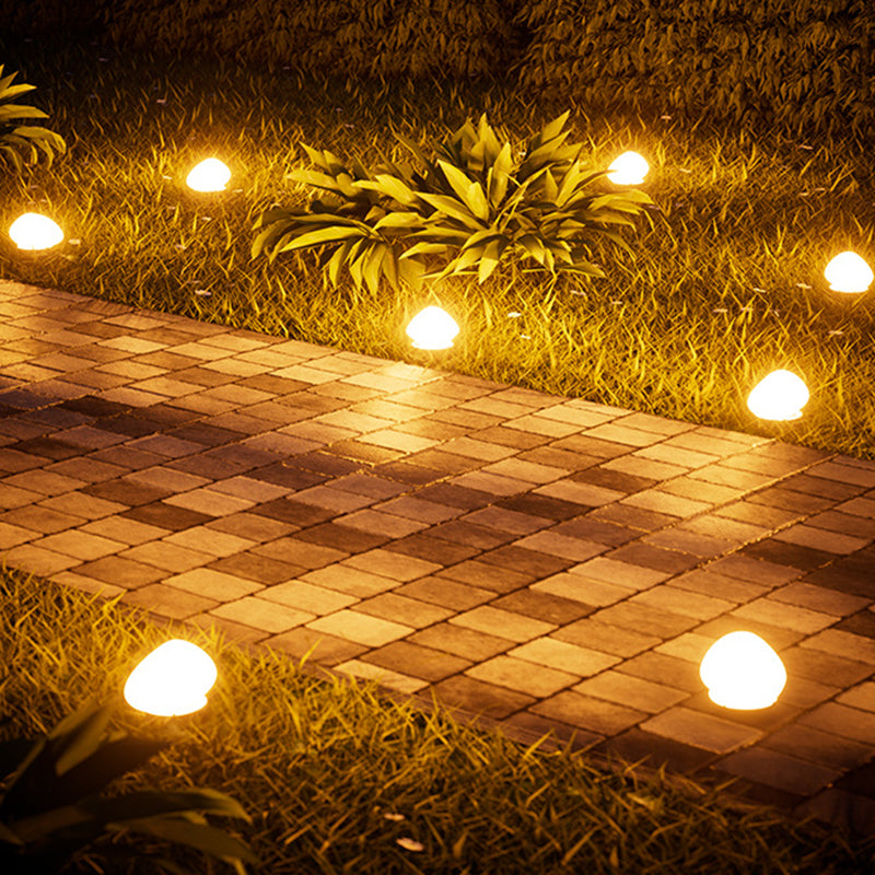 Solar Pebble LED Outdoor Light - Waterproof Garden Solar Lights, 500 Lumens 0
