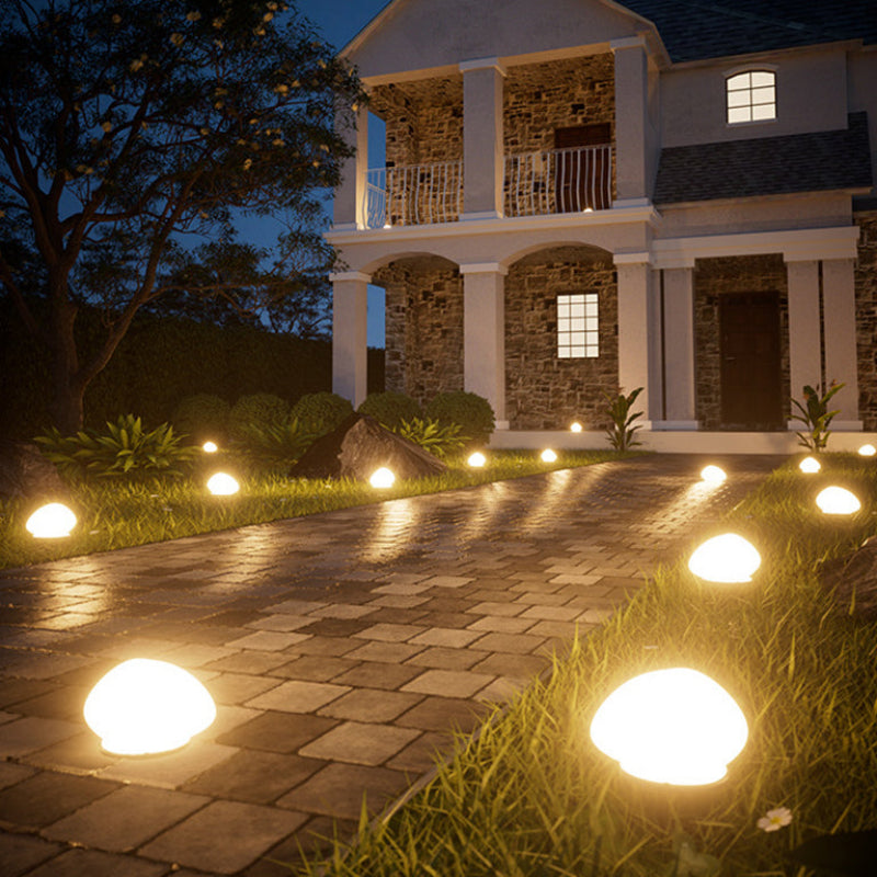 Solar Pebble LED Outdoor Light - Waterproof Garden Solar Lights, 500 Lumens 1