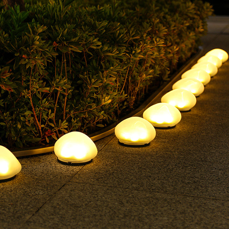 Solar Pebble LED Outdoor Light - Waterproof Garden Solar Lights, 500 Lumens 3