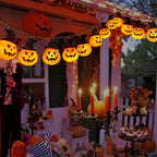 Solar Pumpkin Lights - Energy-Saving Halloween Outdoor Lights with LED Glow 4