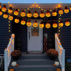 Solar Pumpkin Lights - Energy-Saving Halloween Outdoor Lights with LED Glow 5