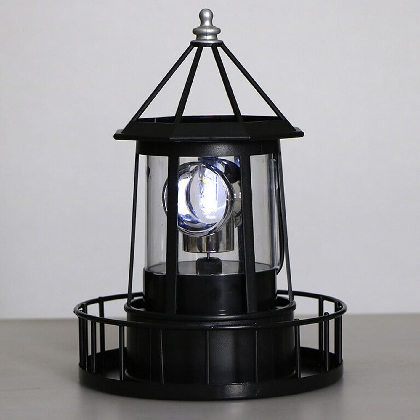 Solar Rotating Tower LED Garden Light - Durable Outdoor Lights for Yard 0