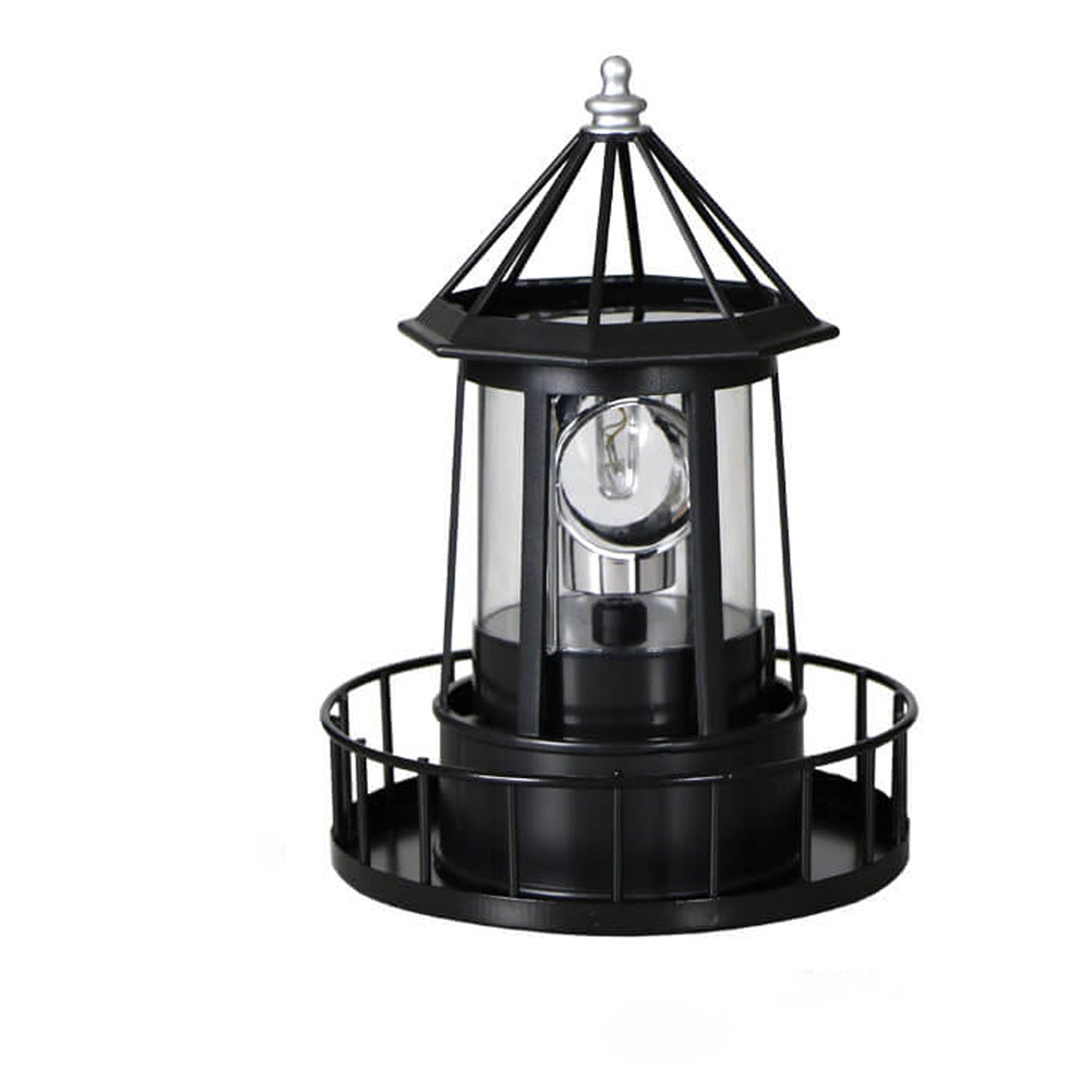 Solar Rotating Tower LED Garden Light - Durable Outdoor Lights for Yard 4