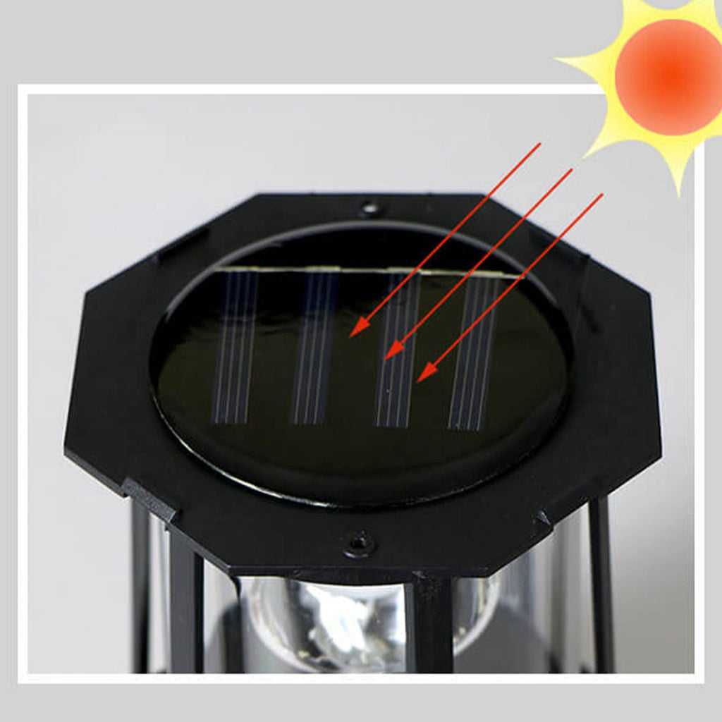 Solar Rotating Tower LED Garden Light - Durable Outdoor Lights for Yard 8