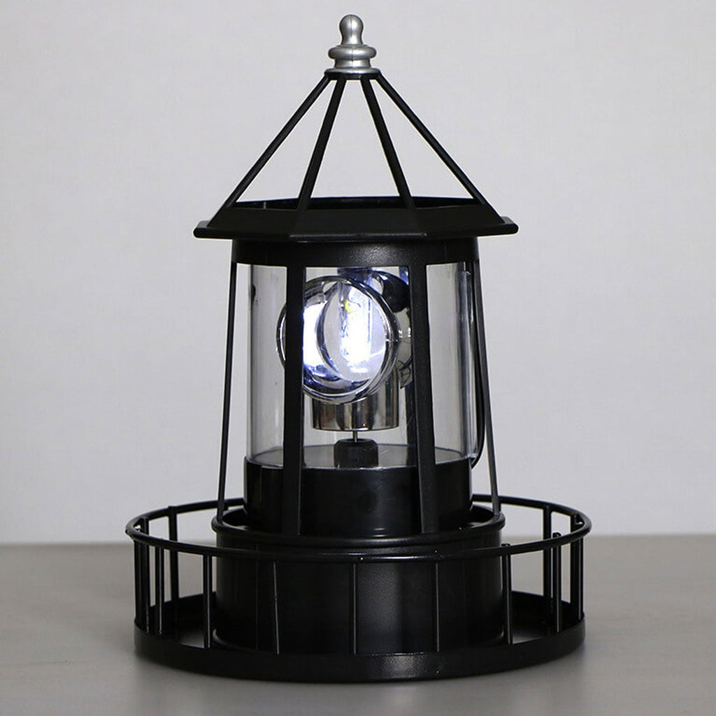 Solar Rotating Tower LED Garden Light - Energy-Efficient Outdoor Illumination 0