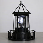 Solar Rotating Tower LED Garden Light - Energy-Efficient Outdoor Illumination 0