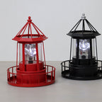 Solar Rotating Tower LED Garden Light - Energy-Efficient Outdoor Illumination 1