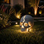 Solar Skull Garden Light - Weather-Resistant Solar Outdoor Lights 0
