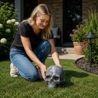 Solar Skull Garden Light - Weather-Resistant Solar Outdoor Lights 4
