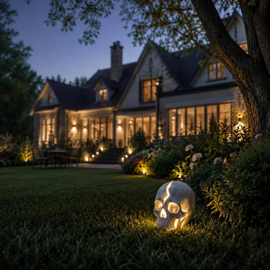 Solar Skull Garden Light - Weather-Resistant Solar Outdoor Lights 5