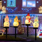 Solar Snowman Lights - Festive Outdoor Solar Lights for Winter Decor 1