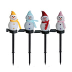 Solar Snowman Lights - Festive Outdoor Solar Lights for Winter Decor 2