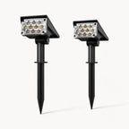 Solar Spot Lights Outdoor - Wireless Solar Powered Security Light for Garden with Automatic On/Off Feature 0