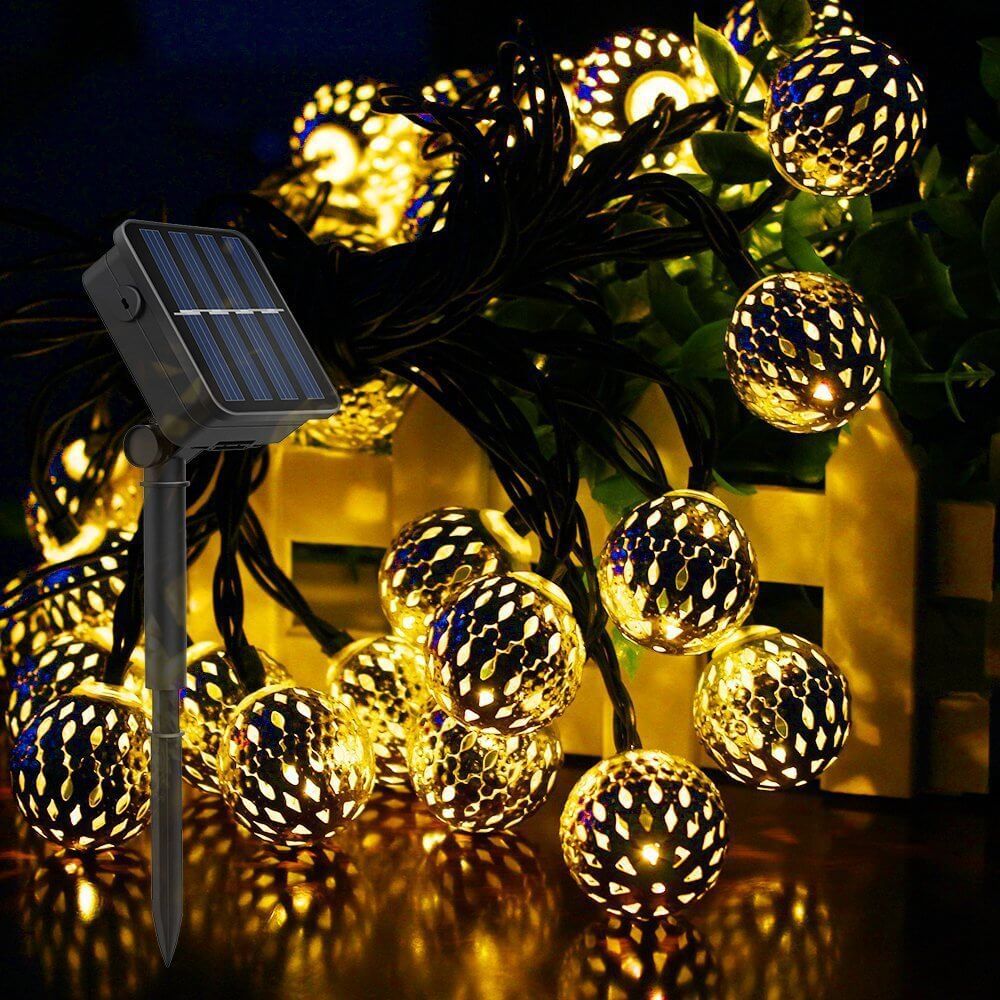 Solar String Lights - Decorative Lanterns for Outdoor Patio Ambiance 2