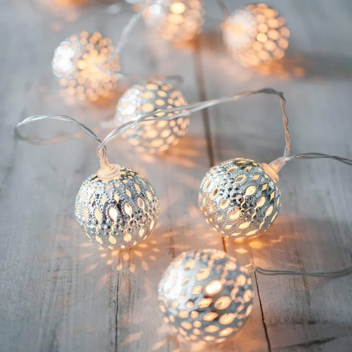 Solar String Lights - Elegant Outdoor Patio Lighting, Waterproof 4