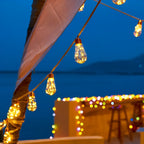Solar String Lights Outdoor - 20 Warm White LEDs, IP65 Waterproof 7
