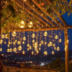 Solar String Lights Outdoor - 3M Weather-Resistant Patio Lights with 12 Warm LED Bulbs for Garden and Hanging Decor 2