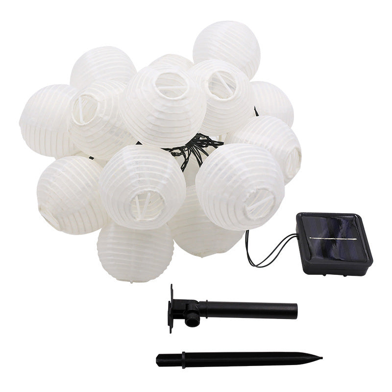 Solar String Lights Outdoor - Automatic Dusk Activation, Multicolor Lanterns 7