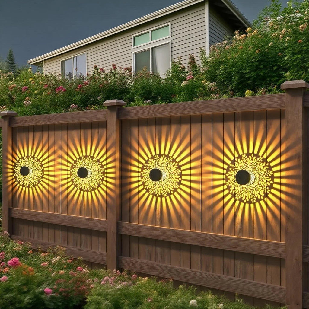 Solar Wall Lamps - Automatic Outdoor Sconces with Decorative Light 5