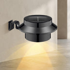 Solar Wall Light Outdoor Industrial LED 0.35W PC ABS Black White 1