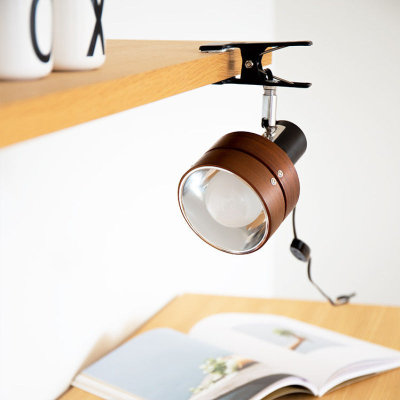 Solid Wood Clip Table Lamp - Stylish Desk & Accent Lighting Solutions 4