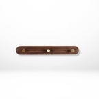 Space-Saving Wall Hooks with Brass Accents – Natural Wood Coat Hooks for Wall, Ideal for Coats, Towels, Bags, and Keys 9