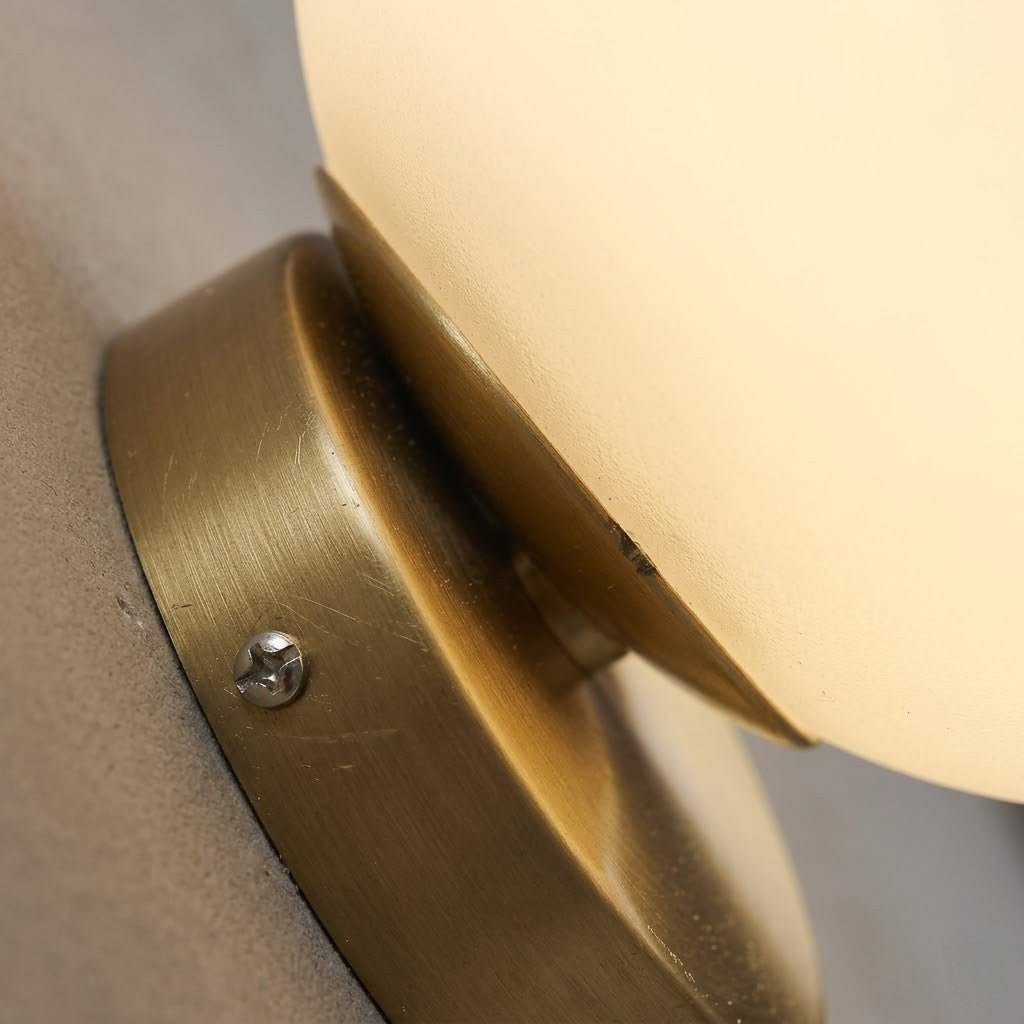 Sphere Wall Sconce - Elegant Gold Finish & Space-Saving Design 4
