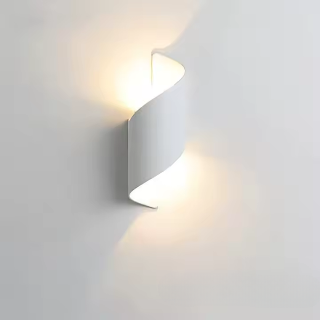 Spiral LED Wall Sconce - Energy-Efficient Modern Design for Any Space 0