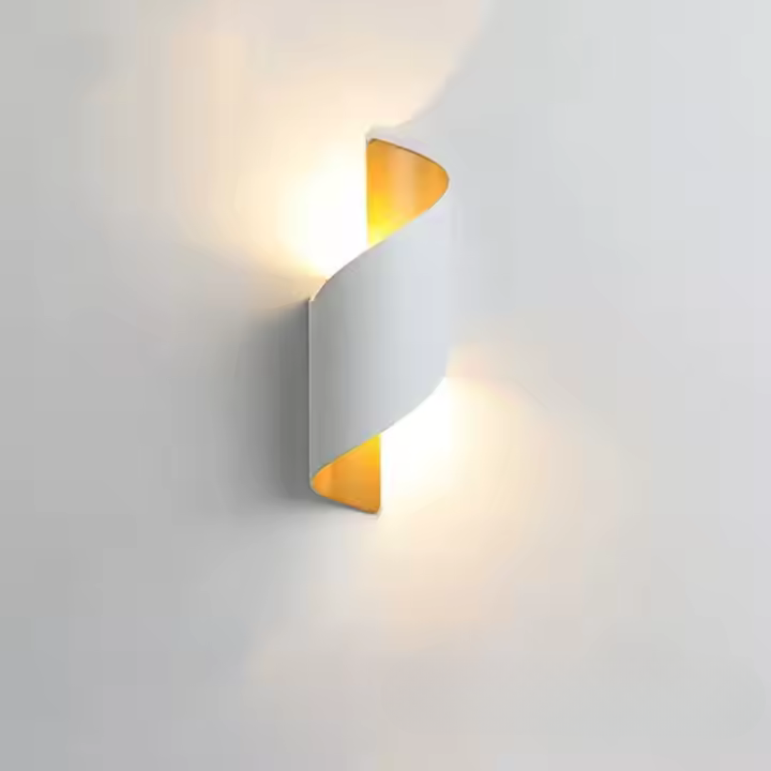 Spiral LED Wall Sconce - Energy-Efficient Modern Design for Any Space 2