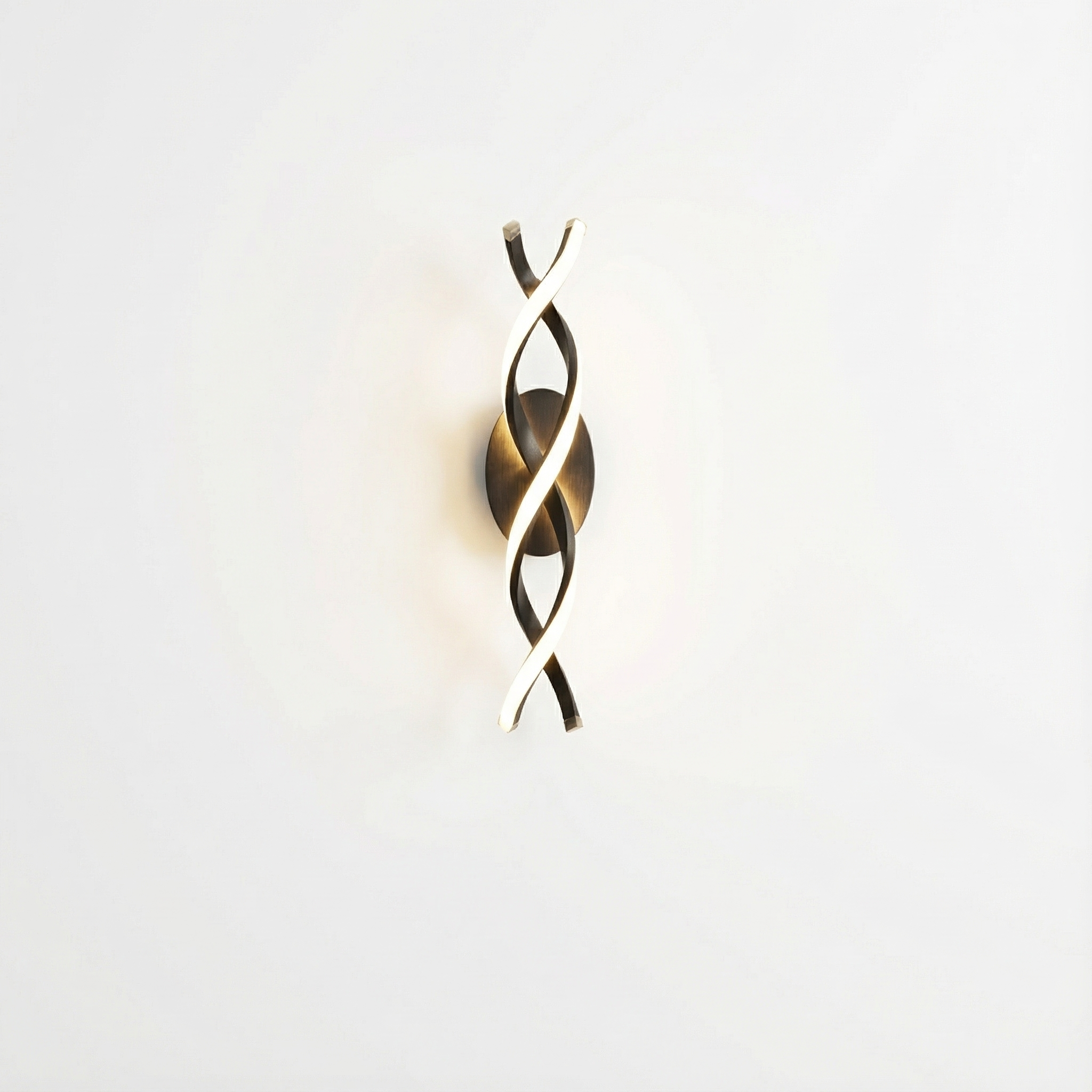Spiral LED Wall Sconce - Soft Ambient Light & Slim Vertical Design 3