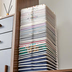Stackable Shirt Organizer Boards - Foldable Design for Efficient Storage 3