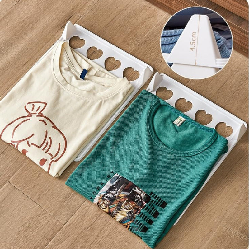 Stackable Shirt Organizer Boards - Foldable Design for Efficient Storage 4
