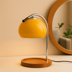 Stained Glass Table Lamp - LED Light With Candle Warming Function 0
