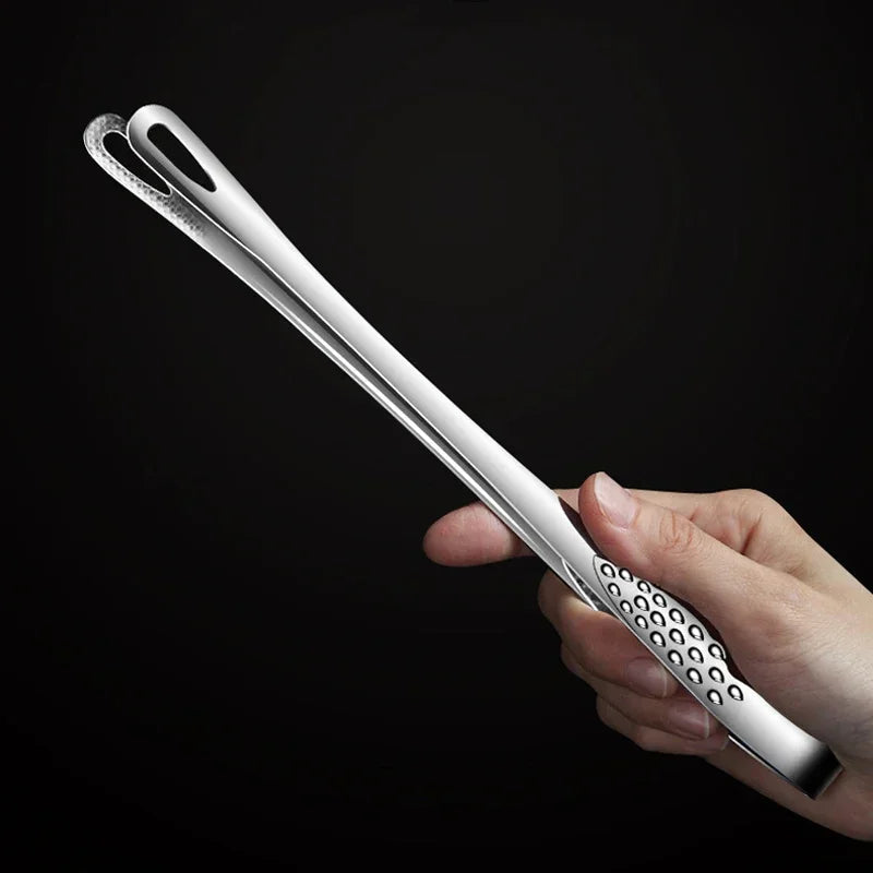 Stainless Steel BBQ Grill Tongs Set of 6 – Precision Food Handling and Serving Tongs for Grilling and Cooking 5