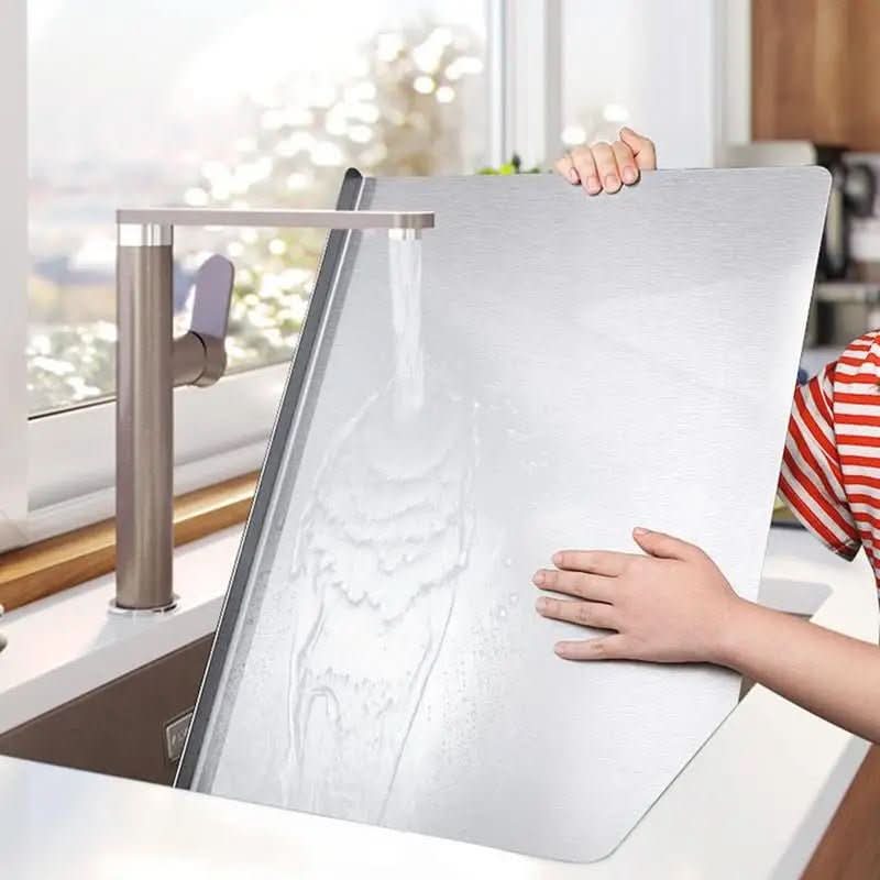 Stainless Steel Cutting Board - Durable, Non-Slip, Easy to Clean 3