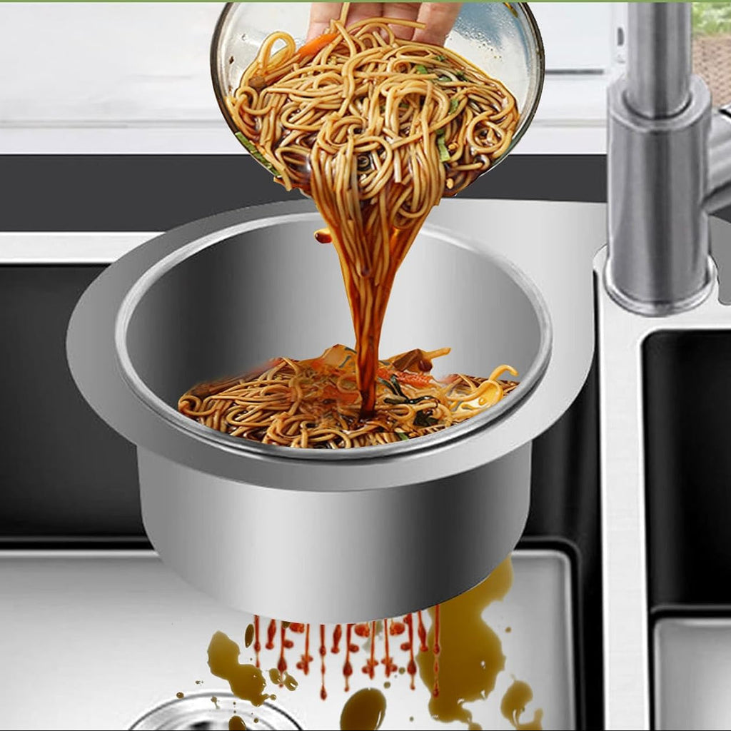 Stainless Steel Kitchen Sink Strainer - Durable Drain Filter for Clog Prevention 0