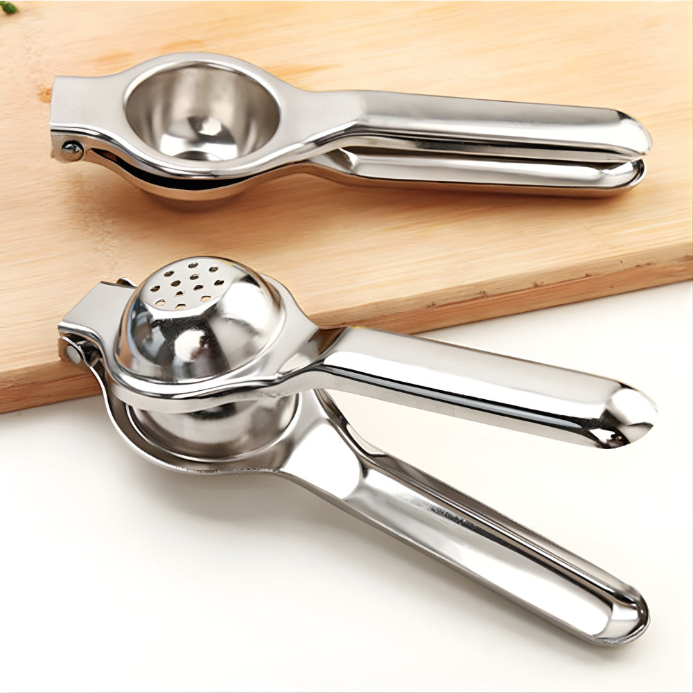 Stainless Steel Lemon Squeezer - Efficient Juice Extraction & Easy Clean 1