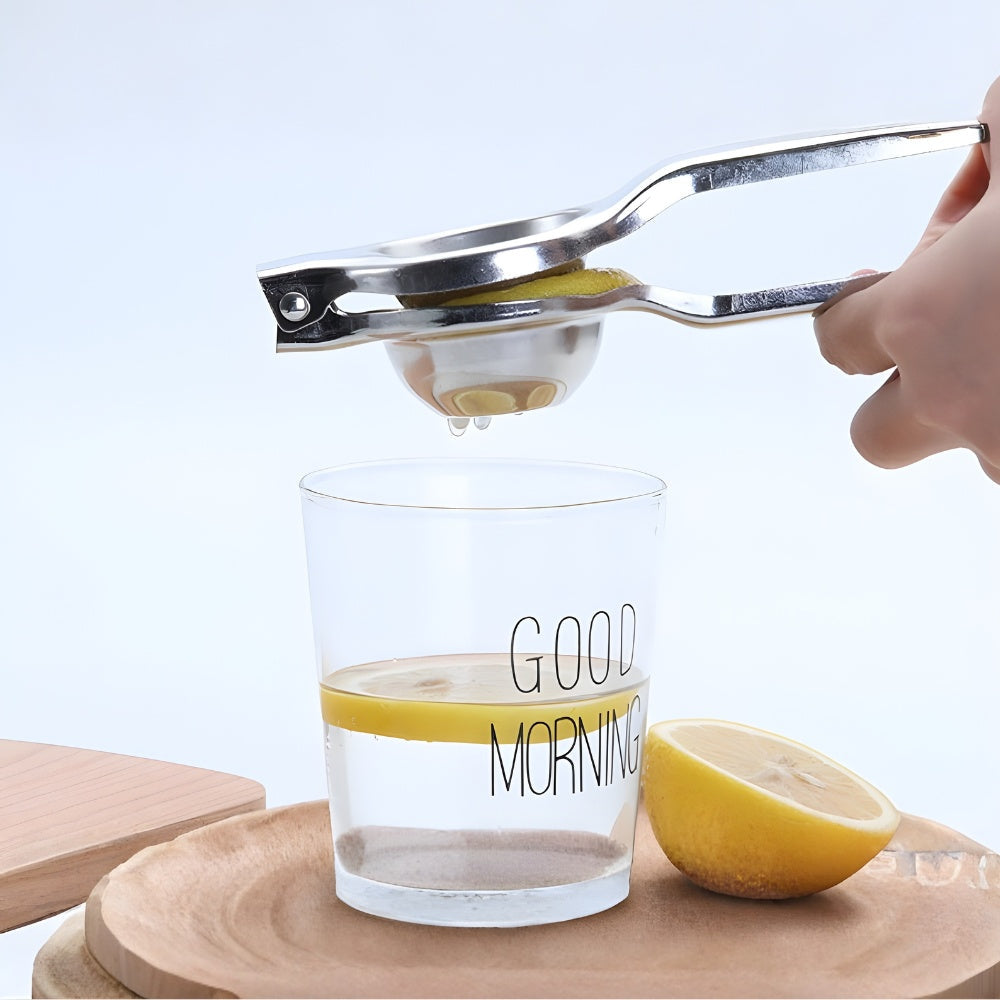 Stainless Steel Lemon Squeezer - Efficient Juice Extraction & Easy Clean 2